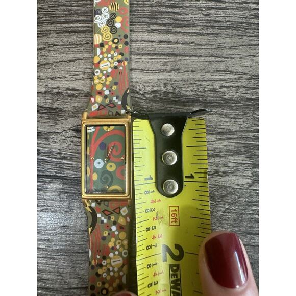 Metropolitan Museum Of Art Watch Square Face Abstract Art Never Worn Vintage main image 13